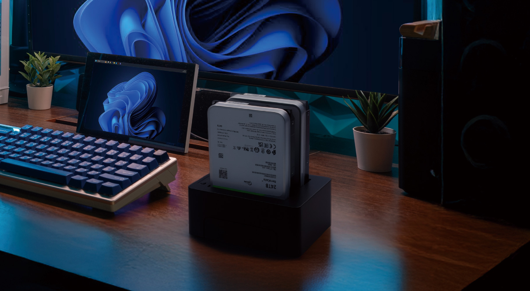 ネジ・工具不要 FANレス設計 3.5型SATA HDDケース USB3.1Gen1（USB3.0）USB2.0接続 アオテック製品 AOK-35CASE-SLU3 アイティプロテック