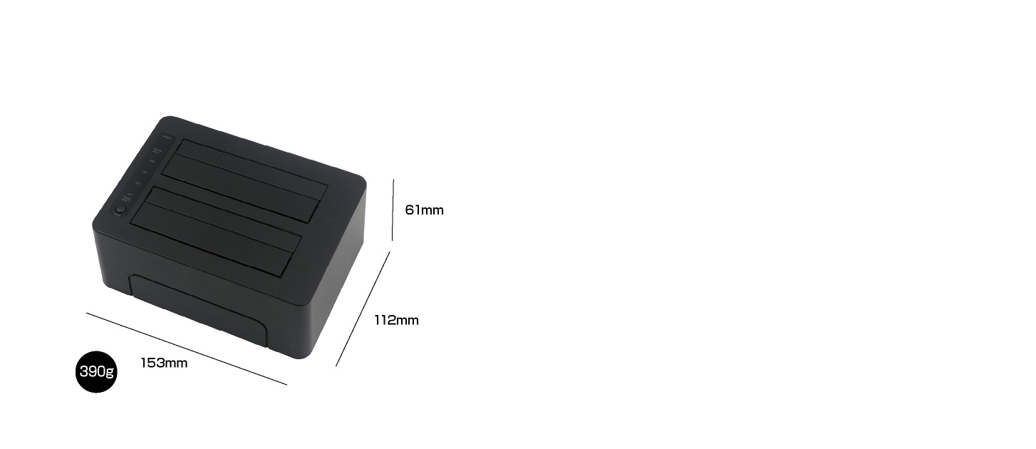 2.5型/3.5型SATA HDD/SSDクローンスタンド USB3.2Gen1（USB3.0）USB2.0接続 UASPモード アオテック製品 AOK-CLONE-U3SW アイティプロテック