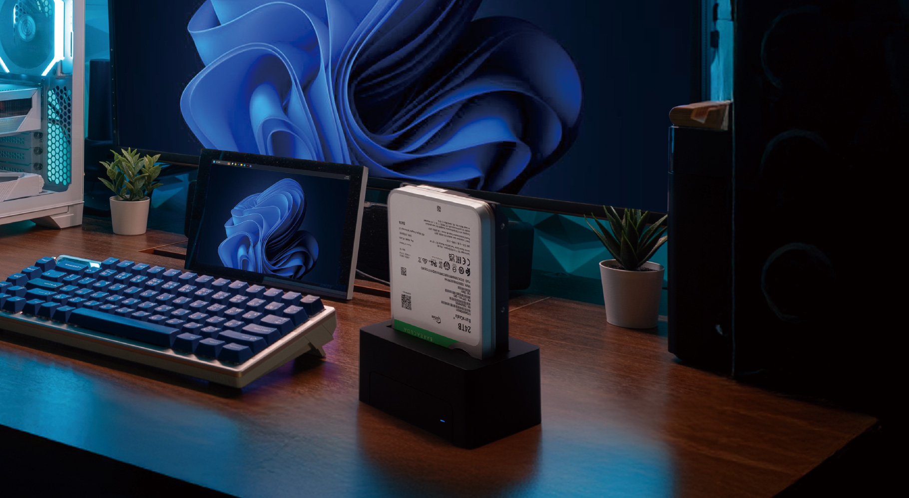 ネジ・工具不要 FANレス設計 3.5型SATA HDDケース USB3.1Gen1(USB3.0)USB2.0接続 アオテック製品 AOK-35CASE-SLU3 アイティプロテック