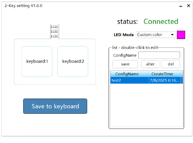ITPROTECH キーカスタマイズ ちょい足しキーボード　2キー MK-02WH / MK-02BK アイティプロテック