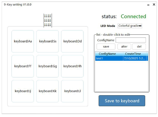 ITPROTECH キーカスタマイズ ちょい足しキーボード　9キー MK-09WH / MK-09BK アイティプロテック