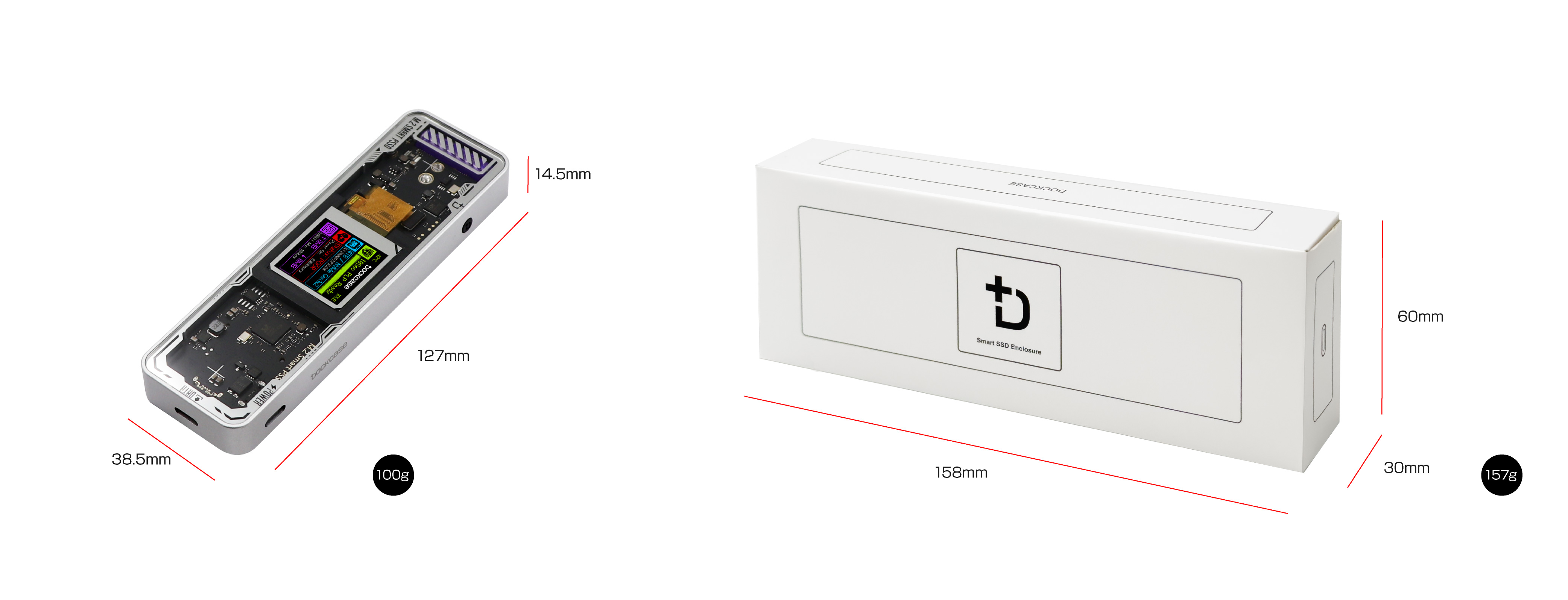 ITPROTECH Dockcase Explorer Edition Smart SSD Enclosure Pro DSWC1C-ES-IPT アイティプロテック