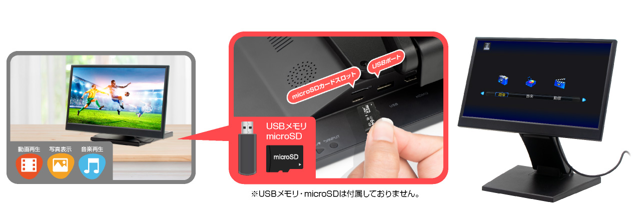 ITPROTECH 14型IPS高精細フルHD マルチモニター LCD14MPHCRA-IPS アイティプロテック