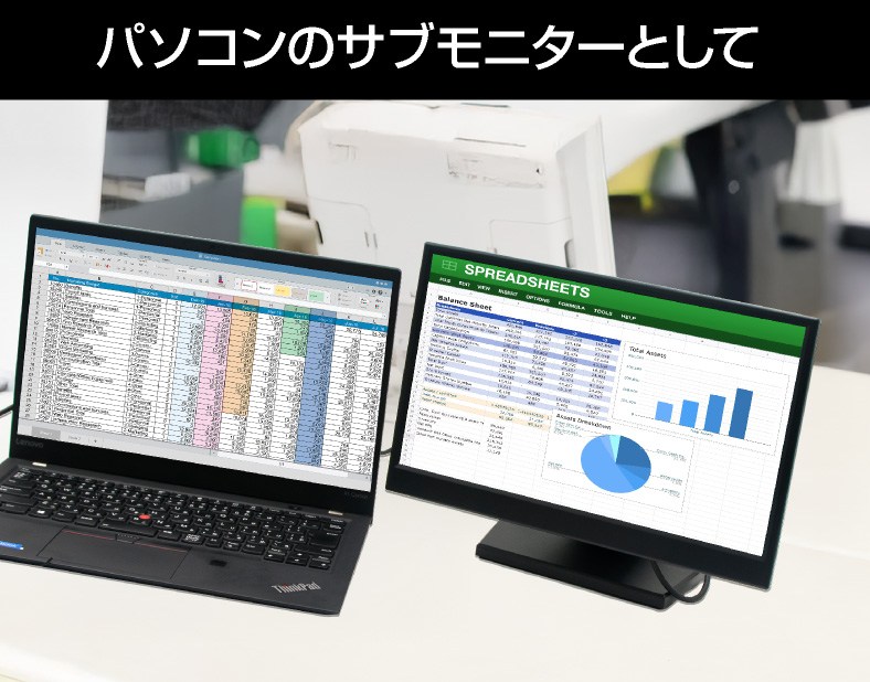 ITPROTECH 14型IPS高精細フルHD マルチモニター LCD14MPHCRA-IPS アイティプロテック