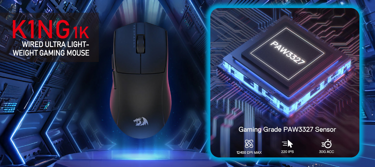 REDRAGON 55gRGBゲーミングマウス REAPING M987-KTI アイティプロテック